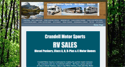 Desktop Screenshot of crandellmotorsports.com