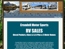 Tablet Screenshot of crandellmotorsports.com